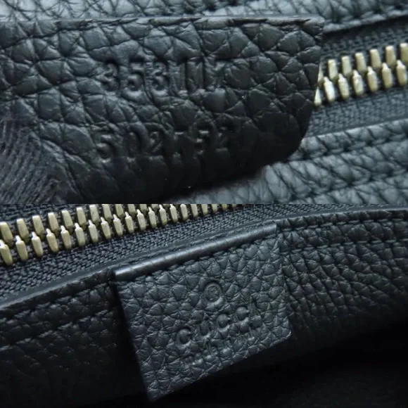 💎✨ LIKE NEW✨💎 3way business Gucci elegant tote crossbody LEATHER grainy - Picture 8 of 13